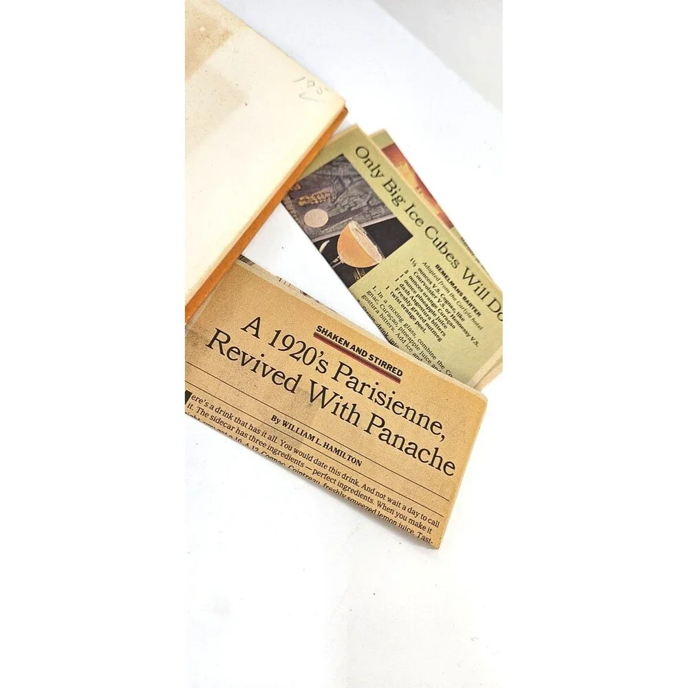 Vintage 1957 MCM Aquavit To Zombie Basic And‎ Exotic Drinks Coctail Recipe Book